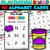 Alphabet BINGO Play Dough Game - 40 Cards