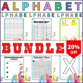 Alphabet Letters Practice BUNDLE Activities / Printable September ...