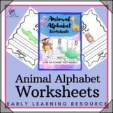 Alphabet Letters Practice Pages A-Z (Kindergarten Worksheets)