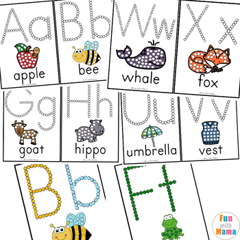 alphabet letters q tip painting worksheets by fun with