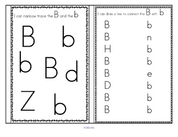 Alphabet Booklets - 6 Hands-on Recognition Activities for Each Letter