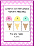 Cut and Paste Summer Activities Letter Matching Uppercase 
