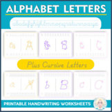 Alphabet Tracing - Cursive Practice, Worksheets for Teache