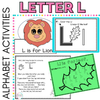 Preview of Alphabet Letters | Sounds | Letter L | Letter a Day | Letter Recognition Sheets 