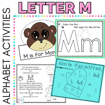 Preview of Alphabet Letters | Sounds | Letter M | Letter a Day | Letter Recognition Sheets 
