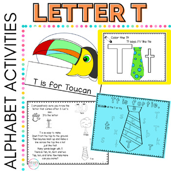 Preview of Alphabet Letters | Sounds | Letter T | Letter a Day | Letter Recognition Sheets 