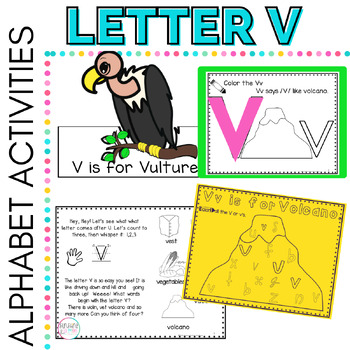 Preview of Alphabet Letters | Sounds | Letter V | Letter a Day | Letter Recognition Sheets 
