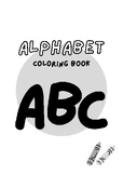 Alphabet Letters coloring workbook for kids