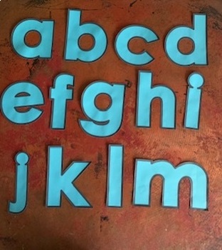 Preview of Alphabet Letters for Banners & Bulletin Boards (Print on Legal Size Paper)
