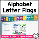 Alphabet Line Flag Letters- Bulletin Board