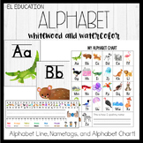 Alphabet Line | Name Plate | Alphabet Chart | Watercolor |