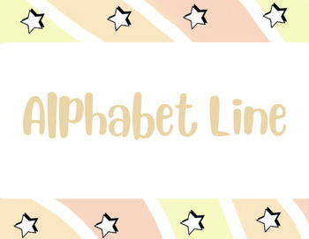 Preview of Alphabet Line Posters
