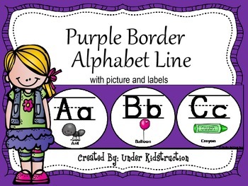 print alphabet border teaching resources teachers pay teachers