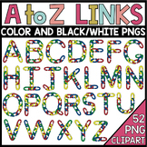 Alphabet Link Clipart | Chain Link Clipart | Capital Letters