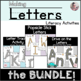 Making Letters Literacy Activities BUNDLE! Alphabet Centers