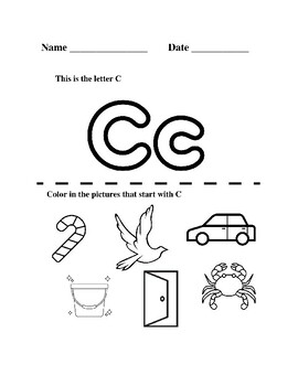 Alphabet Literacy Packet, no prep, worksheets from A-Z | TPT