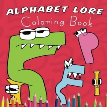 I Alphabet Lore Coloring Page  Coloring pages for kids, Coloring