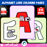 Alphabet Lore Coloring Pages: Fun & Educational Activity for Kids