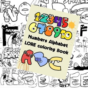 Preview of Alphabet Lore Coloring Pages – Unique collection Printable/Activity For Kids