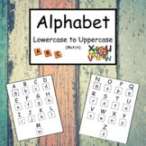 Alphabet: Lower to Uppercase Match