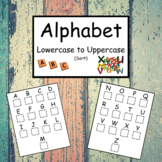 Alphabet: Lower to Uppercase Sort