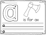 Alphabet Tracing Worksheets Lowercase Letters Writing Prac