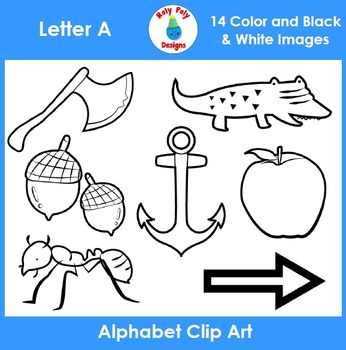 Alphabet MEGA Phonics Bundle 364 Image Clip Art Set by Roly Poly Designs