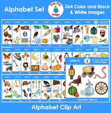 Alphabet MEGA Phonics Bundle 364 Image Clip Art Set