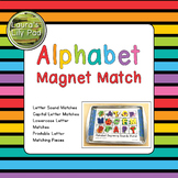 Alphabet Magnet Match Letters and Sounds
