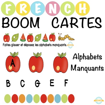 Preview of Alphabet Manquants - French Boom Cartes/ Boom Cards