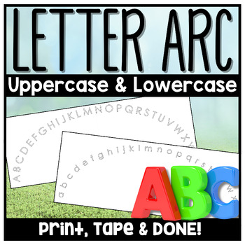 alphabet mat letter arc by the art of growing tpt