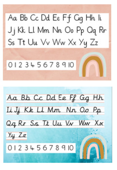 Preview of Alphabet Mat PreCursive and Cursive