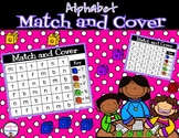 Alphabet Match and Cover (Upper and Lowercase Letters)
