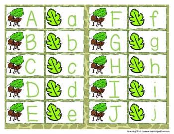 rainforest alphabet cards teaching resources teachers pay teachers