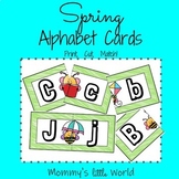 Alphabet Matching Cards - Spring theme