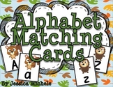 Alphabet Matching Cards {Woodland Animal Theme}