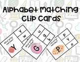 Alphabet Matching Clip Cards (Uppercase to Lowercase)