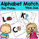 Alphabet Matching Fine Motor Work Task