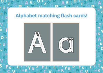 Preview of Alphabet Matching Flashcards