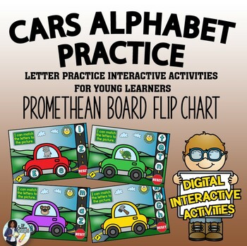 Preview of Alphabet Letter Sound Recognition ~ Cars N Wheels