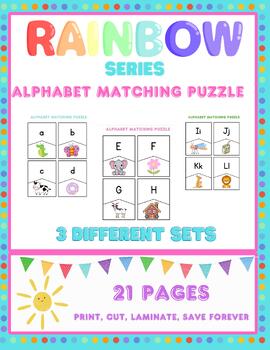 Preview of Interactive Alphabet Matching Puzzle: ABC Learning for Young Kids