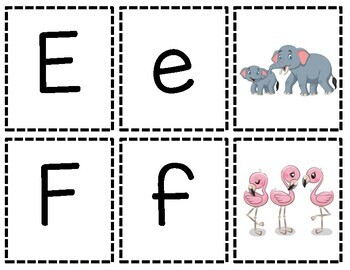 Alphabet Matching: Uppercase to Lowercase to Picture | TpT