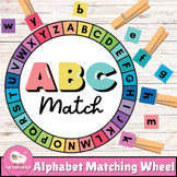 Alphabet Matching Wheel | Learning Letters Activity Letter