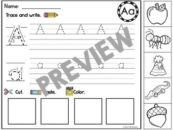 Beginning Sound Worksheets | Letter Sound and Letter Recognition