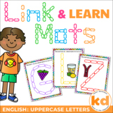 Link & Learn Alphabet Mats - ENGLISH UPPERCASE - playdough