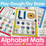 Alphabet Mats for play-dough or dry-erase
