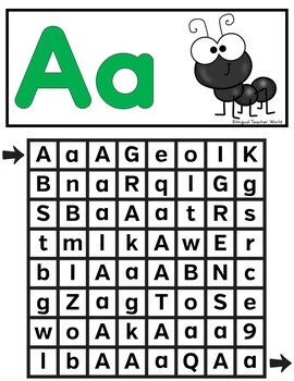 Alphabet Mazes | Letter Recognition Activities by Bilingual Teacher World