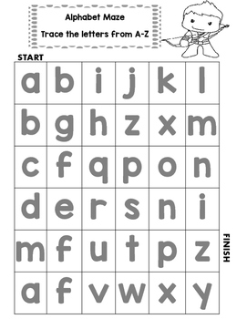 Alphabet Mazes (Superheroes) by Ms D's Literacy Lab | TpT
