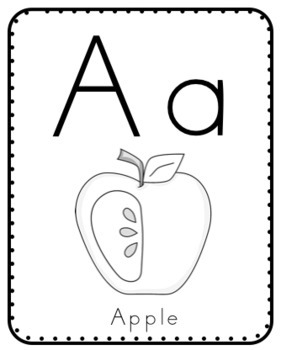 Alphabet Memory Cards - Black & White Version by Melissa Schaper