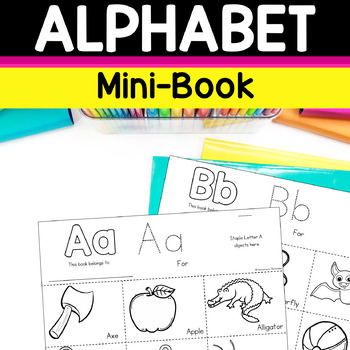 Alphabet Mini Book activity by K4H | Teachers Pay Teachers